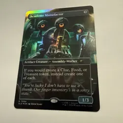Academy Manufactor FOIL 7094 Secret Lair Fallout Bonus Card SLD MTG R Unplayed - Image 2