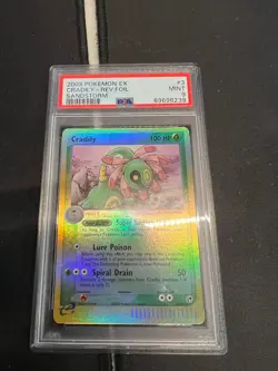 Cradily Reverse Holo 3/100 PSA Graded 9 EX Sandstorm Pokemon Trading Card Game - Image 1