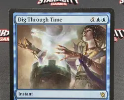 MTG Dig Through Time- STAMPED -Khans of Tarkir Magic the Gathering Card #036 - Image 3