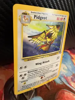 Pidgeot 8/64 Holo Jungle Set WOTC Vintage Pokemon Card LP - Image 4