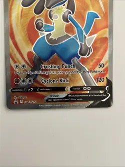 Lucario V SWSH213 SWSH: Sword & Shield Promo Card Holo Full Art Pokemon Card - Image 3