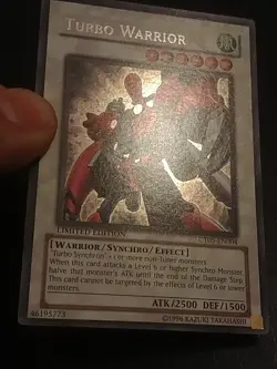 Yu-Gi-Oh! SECRET RARE HOLO CARD TURBO WARRIOR CT05-EN004 NM - Image 2