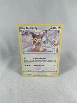 2020 Pokemon Card Darkness Ablaze 142/189 DELCATTY Rare - Image 1