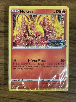 SEALED Moltres SWSH185 SWSH: Sword & Shield Promo Cards Holo - Image 1