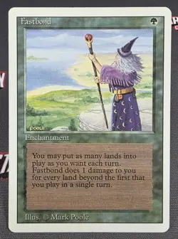 MTG Fastbond - 3rd Edition Magic the Gathering Card #194 - Image 1