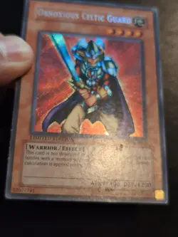 Yu-Gi-OH! SECRET RARE CARD OBNOXIOUS CELTIC GUARD CT1-EN006 MP - Image 4