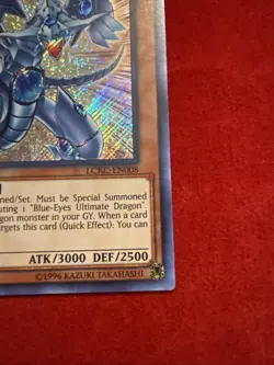 YUGIOH! Blue-Eyes Shining Dragon LCKC-EN008 Secret Rare 1st Edition NM - Image 5