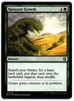 Rampant Growth NM BLC Commander: Bloomburrow MTG - Image 1