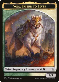 Voja, Friend to Elves-War Of The Spark Tokens-Regular-17-LP - Image 1