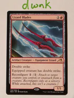 Lizard Blades Kamigawa: Neon Dynasty Regular NM - MTG - Magic the Gathering - Image 1