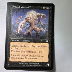 Magic: The Gathering Undead Warchief Creature Scourge Rare Regular English - Image 1