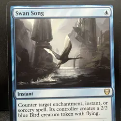 MTG Swan Song Light Play MTG Commander: The Lord of the Ring NM - Image 1