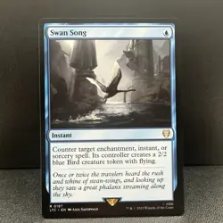 MTG Swan Song Light Play MTG Commander: The Lord of the Ring NM - Image 4