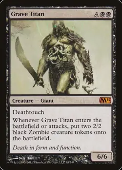 1x LP Grave Titan MTG M12 SV - Image 1