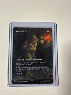 MTG Donnie's Bo - Shadowspear (Borderless) Teenage Mutant Ninja Turtles REGULAR - Image 1