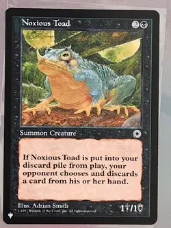 Magic the Gathering Noxious Toad The List Reprints regular uncommon NM - Image 1