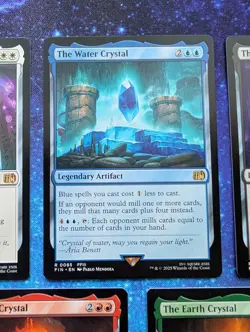 MTG FF Crystal Set Magic: The Gathering Wind, Water, Darkness, Fire, Earth - Image 4