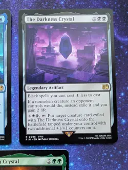 MTG FF Crystal Set Magic: The Gathering Wind, Water, Darkness, Fire, Earth - Image 5