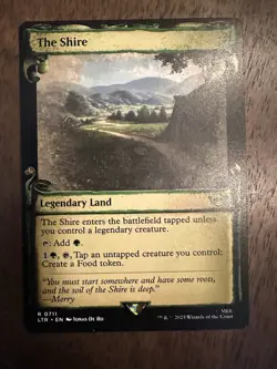 The Shire : MTG *Showcase Scrolls* Lord of the Rings LTR #0711 / NM - Image 1