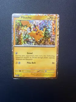 Pikachu # 006/015 M23 McDonald’s Match Battle Holo Rare Promo Pokemon TCG 2023 - Image 1