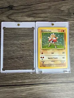 Pokemon Hitmonchan Base Set Holo Rare 7/102 70 HP Wizards of the Coast 1999 - Image 2
