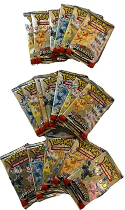 Pokemon 151 Scarlet & violet PRISMATIC EVOLUTIONS 18 Sealed Booster Packs (SV9.5 - Image 2