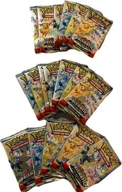 Pokemon 151 Scarlet & violet PRISMATIC EVOLUTIONS 18 Sealed Booster Packs (SV9.5 - Image 3