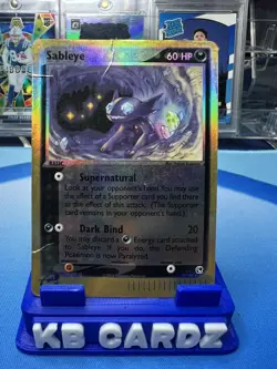Pokemon Sableye 10/100 Sandstorm Reverse Holo 60 HP Holo Rare Basic 2003 - Image 1