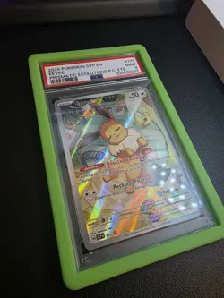 Pokemon Center Stamped Promo Eevee 173 Prismatic Evolutions PSA 9 - Image 2