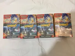 Pokemon Scarlet Violet Surging Sparks Booster Bundle Sealed Lot Of 4 - Image 1