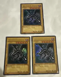 1x Yugioh Red-Eyes Black Dragon SDJ-001 Unlimited Holo LP - Image 1