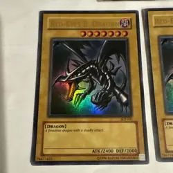 1x Yugioh Red-Eyes Black Dragon SDJ-001 Unlimited Holo LP - Image 3