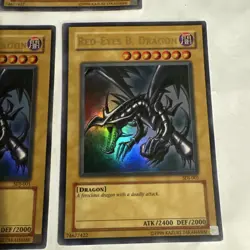 1x Yugioh Red-Eyes Black Dragon SDJ-001 Unlimited Holo LP - Image 4