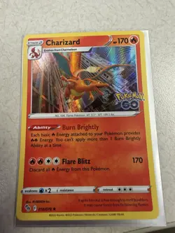 CHARIZARD 010/078 POKEMON GO POKEMON (HOLO RARE, NM) - Image 1