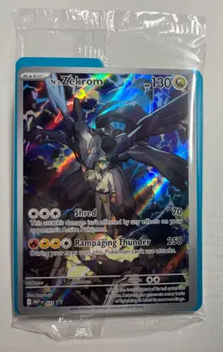 Pokemon TCG Ascended Heroes ETB N’s Zekrom 031 Black Star Promo SEALED NM - Image 1