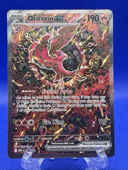 Pokemon TCG Oricorio EX 024 Me: Mega Evolution Promo Full Art Holo 190 HP - Image 1
