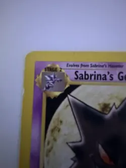 Pokemon TCG Sabrina's Gengar Gym Challenge 29/132 Non-Holo Rare HP Vintage WOTC - Image 3