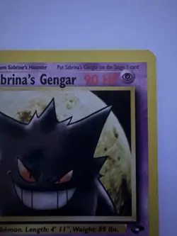 Pokemon TCG Sabrina's Gengar Gym Challenge 29/132 Non-Holo Rare HP Vintage WOTC - Image 4