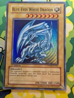 Blue Eyes White - 1st Edition - Yugioh Card DPKB-EN001 LP/MP - Image 1