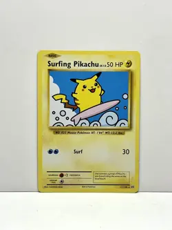 Pokemon TCG Surfing Pikachu 111/108 XY Evolutions Secret Rare 2016 NM- - Image 1