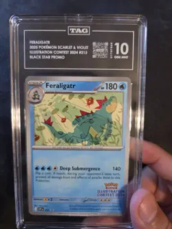 Pokemon Feraligatr #213 Illustration Contest 2024 Promo Scarlet & Violet Regular - Image 1