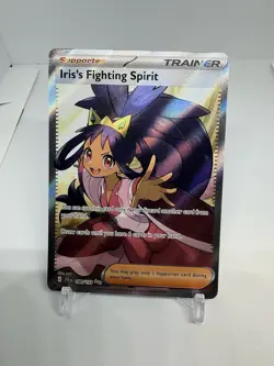 Iris's Fighting Spirit 180/159 Ultra Rare Journey Together Pokemon Near Mint - Image 1