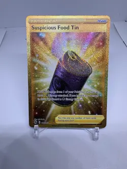 Suspicious Food Tin 080/073 Champions Path Gold Secret Rare Pokemon Card NM/M - Image 1