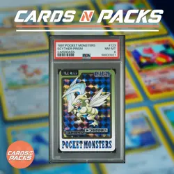 Carte Pokemon Scyther Prism CARDDASS #123 PSA 8 NM-MINT🇫🇷 - Image 1