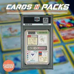Carte Pokemon Scyther Prism CARDDASS #123 PSA 8 NM-MINT🇫🇷 - Image 2