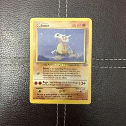Pokemon TCG - Cubone - 50/64 - Jungle - LP Unlimited Common (1999) - Image 1