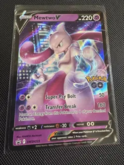 Pokemon TCG Pokemon Go Mewtwo V Promo - Image 1