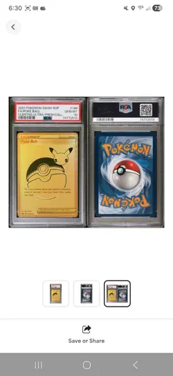 Pokemon TCG Poke Ball SWSH146 SWSH: Sword & Shield Promo Full Art Holo PSA 10 - Image 3