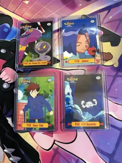 NM Pokemon 1999 Topps TV Animation Edition Card Lot Of 4 - Image 1