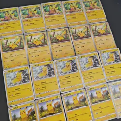 20*Lot Pokemon TCG S-Chinese with 4 different Pikachu - Image 2